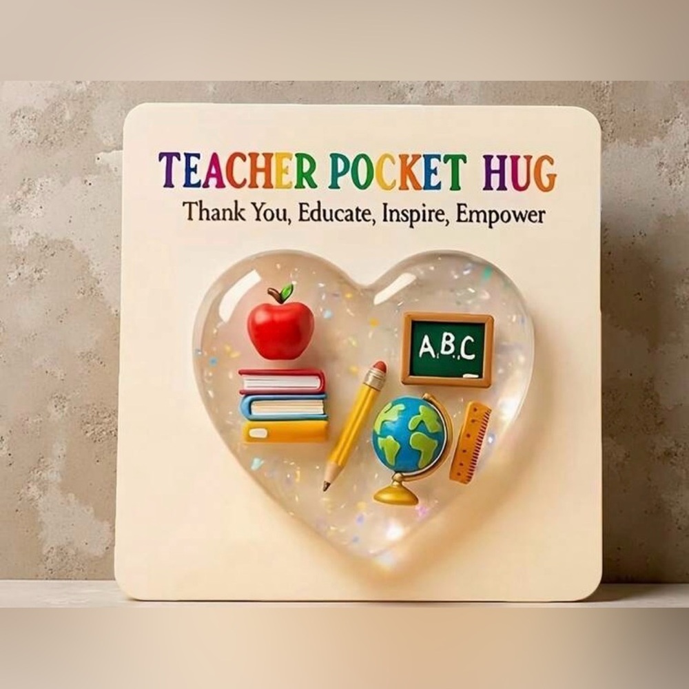 Teacher Pocket Hug - 2D